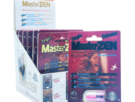 MasterZen Extreme 7000 Pill (24 ct.) Hot on Sale