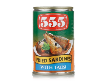 555 Fried Sardines Tausi 155gm For Discount