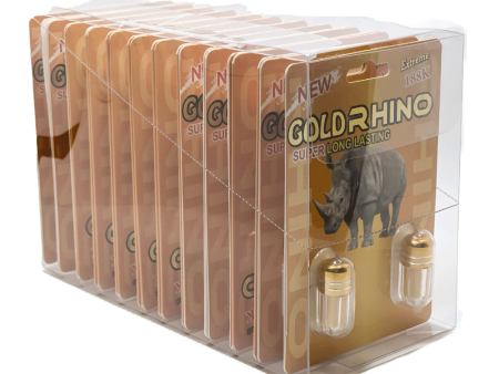 Gold Rhino 188K Double Pill (24 ct. of 2 Capsules Each) For Cheap