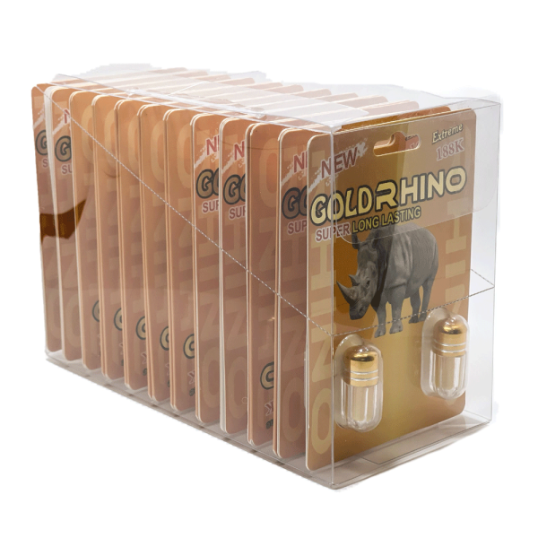 Gold Rhino 188K Double Pill (24 ct. of 2 Capsules Each) For Cheap