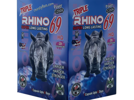 Rhino Power 2200K Triple Pill (24 ct. of 3 Capsules Each) Fashion