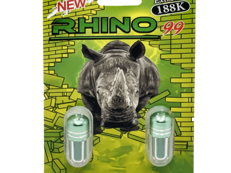 Rhino 99 Double Pill (2 Capsules Each) Supply