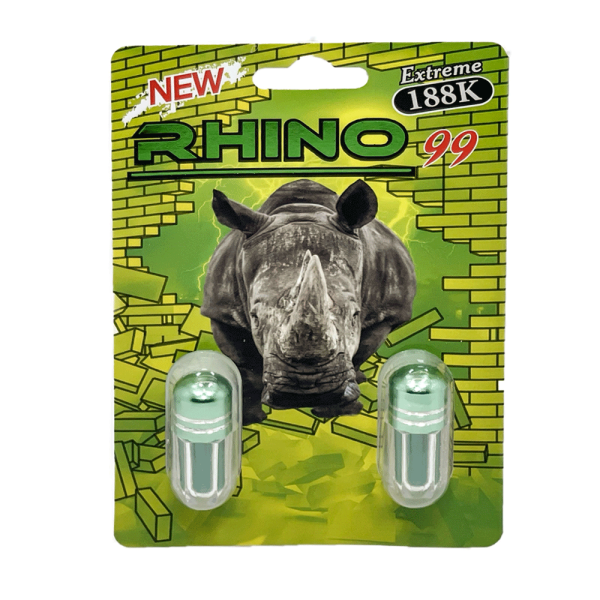 Rhino 99 Double Pill (2 Capsules Each) Supply