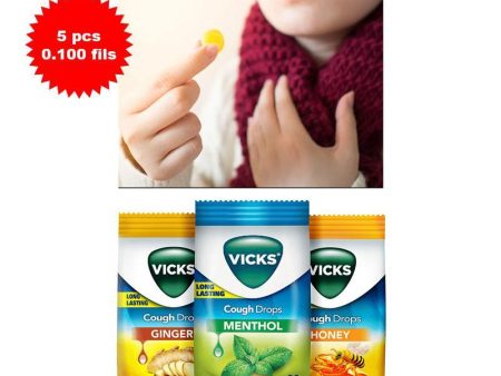 Vicks Cough Drops Candy 5 Pcs For Sale