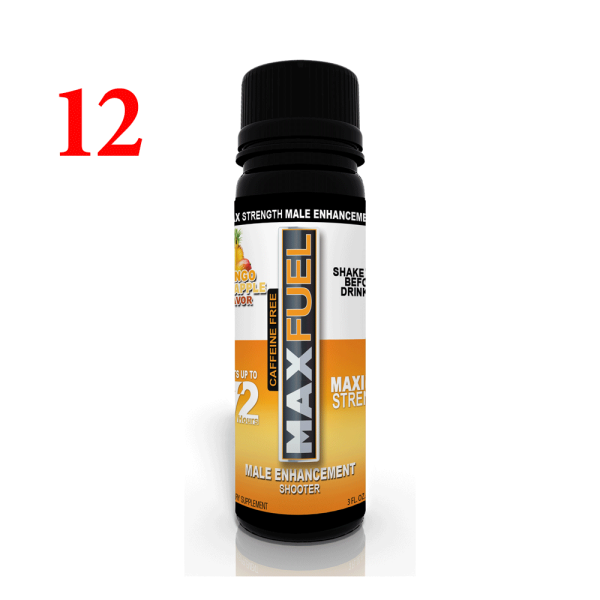 MaxFuel Male Enhancement Shooter - Mango Pineapple (12 ct. - 3 oz.) Supply