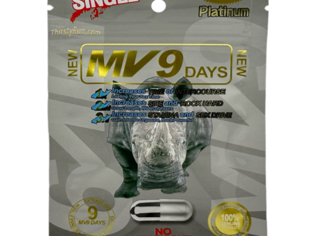 Rhino MV9 Platinum Pills (1 Capsule Each) For Sale