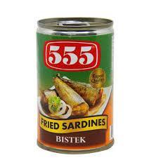 555 Fried Sardines Bistek 155gm Discount