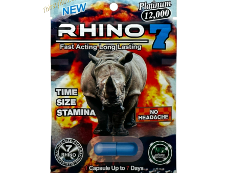 Rhino 7 Platinum Pills (1 Capsule Each) Sale